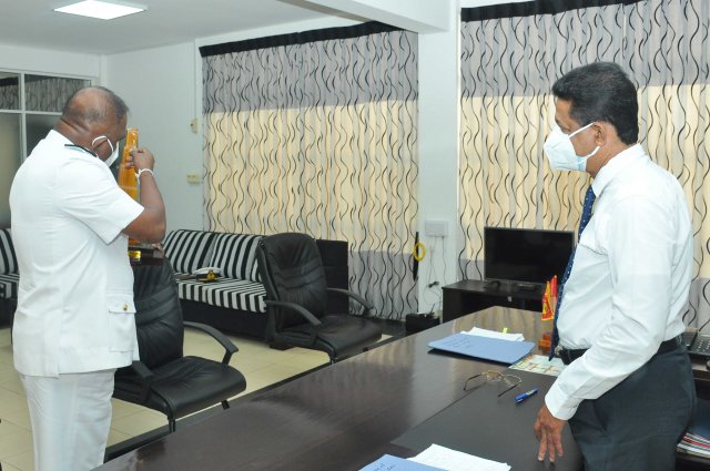 Meeting with Rear Admiral KJ Kularathna